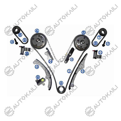 Kit catena di distribuzione per 3.5- W, C 3496cc VVT V6 N7WGE 2007-10 Edge07-10, Flex non turbo09-10 Flex turbo09, Fusion07-09, Taurus09, Taurus X 08-09