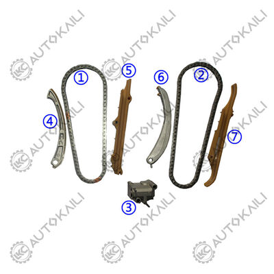 Plastico PA66 / PA46 Kit di catena di cronometraggio per Land Rover Range Rover II P38A 4x4 Diesel 256T 2.5L 94-02
