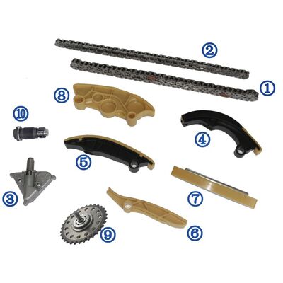 Kit catena di distribuzione in plastica PA66 / PA46 per Ranger Rover Evoque Benzina PT204 2.0T 17-18