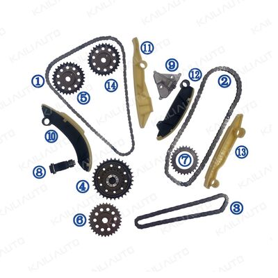 Plastico PA66 / PA46 Kit di catena di cronometraggio per Defender Diesel AJ20D6 3.0T 20-