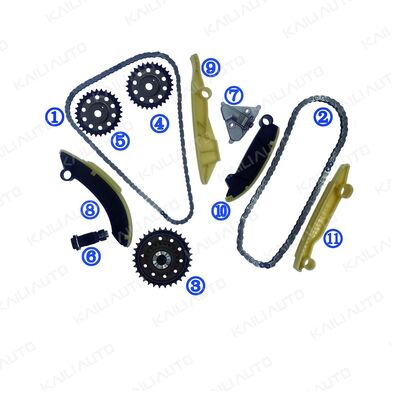 Plastico PA66 / PA46 Kit di catena di cronometraggio per Defender Diesel AJ20D6 3.0T 20-