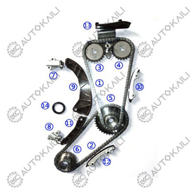 Kit di catena di cronometraggio per ACC10 D4FA 1.4/1.5/1.6 CRDi