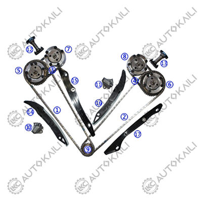 Kit di catena di cronometraggio per Ford 302CU. IN. V8 GAS DOHC Gasoline Coyote 5.0L 11-13