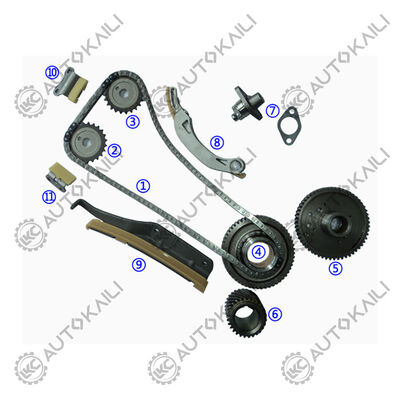 Kit di catena di cronometraggio per 4M41T MONTERO/PAJERO/SHOGUN/TRITON DOHC 16V 3.2L 1999-2005