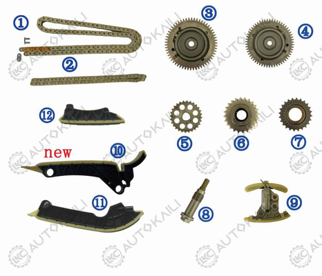 Kit di catena di cronometraggio per BENZ E-CLASS 2.0L OM654 DIESE 10-17 A0019930576 102L