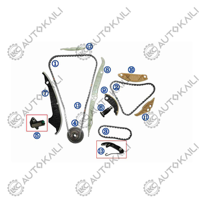 Kit di catena di cronometraggio per AUDI/VW EA888 ((terza e mezza) AUDI A4 (8K2 B8) 1.8/2.0 A5 (8T3) 1.8/2.0 TFSI 15- 06K109158AD 8*170
