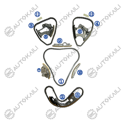 Kit di catena di cronometraggio per AUDI VW Touareg 7P CGEA 245KW 3.0TSI ibrido 11-14 A7 A6L A5 Q5 S5 Q7 Q5 A8L 06E109465BC 108L