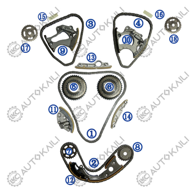 Kit di catena di cronometraggio per AUDI VW Touareg CYJA 235KW 3.0TSI 11-16 A4L A6L A7 A5 Q5 S5 SQ5 Q7 A8L