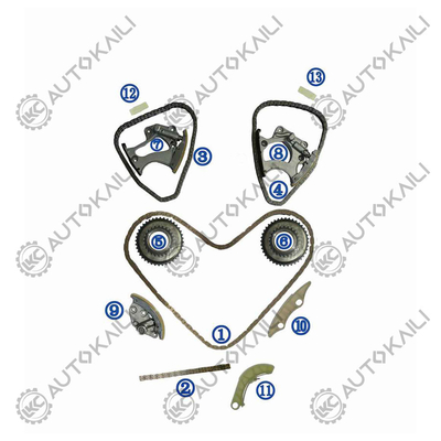 Kit di catena di cronometraggio per AUDI Q7 45/55 TFSI CREC 30TFSI 16-19 AUDI A6 Quattro CTDB 3.0TFSI 17-18 AUDI A7 Quattro CREC 3.0TFSI 16- AUDI A8L Quattro CREG CTDA 3.0TFSI 15- AUDI S5 CTDA 3.0TFSI 16