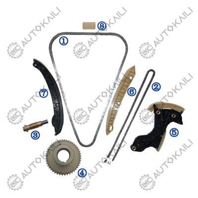 Kit di catena di cronometraggio per MERCEDES-BENZ M271 Classe C W203 M271.940 1.8L 02-07 Classe E W211 M271.941/956 1.8L 02-08 A0009932176 142L