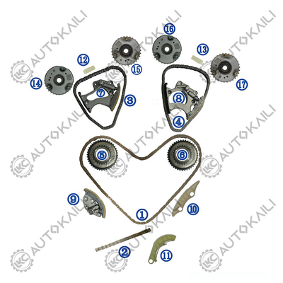 Kit di catena di cronometraggio per AUDI Q7 45/55 TFSI CREC 30TFSI 16-19 AUDI A6 Quattro CTDB 3.0TFSI 17-18 AUDI A7 Quattro CREC 3.0TFSI 16- AUDI A8L Quattro CREG CTDA 3.0TFSI 15- AUDI S5 CTDA 3.0TFSI 16-