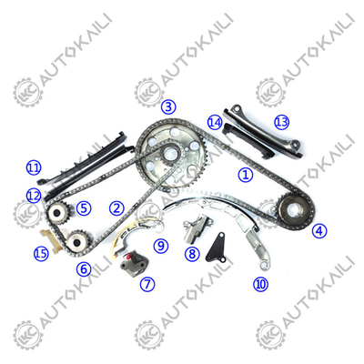 Il kit di catena di cronometraggio per NISSAN YD25DDTI CABSTAR/NAVARA/PICKUP /PRESAGE/SEWENA DOHC 16V 2.5L 2002.3-2008.9 PICK UP (D22) 2.5 Di 2488CC YD25DDTI 2002.3 Potenza di ritiro ((BHP) 138 (KW) 98