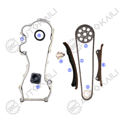 Kit di catena di cronometraggio per OPEL/VAUXHALL AGILA Z 13 DT / Z 13 DTJ 1248CC 03.8- ASTRA H / Mk V Z 13 DTH 1248CC 04.1-09.5 ASTRAVAN Mk V (H) 1.3 CDTi Z 13 DTH 05.8- COMBO Mk II (C) (F25) 1.3 CDTI 16V Z 13 DTJ
