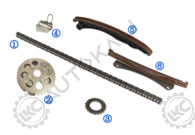 Kit di catena di cronometraggio per OPEL VAUXHALL CORSA E 15-ON 1.3 B13DTC