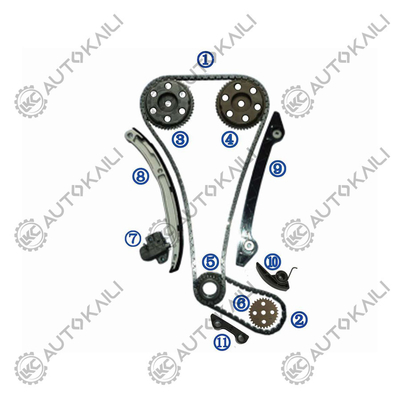 Plastico PA66 / PA46 Kit di catena di cronometraggio per ESCAPE 2.3L 4CYL.Z 4WD 2005-2006