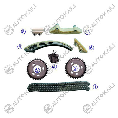 Kit catena di distribuzione in plastica PA66 / PA46 per FORD TRANSIT TDCi Diesel V.184 90/75 2.0T 04-06
