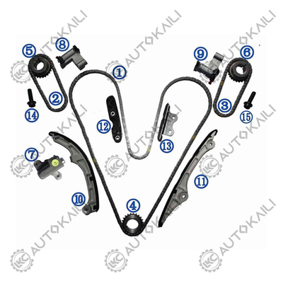 Kit catena di distribuzione per 3.5- W, C 3496cc VVT V6 N7WGE 2007-10 Edge07-10, Flex non turbo09-10 Flex turbo09, Fusion07-09, Taurus09, Taurus X 08-09