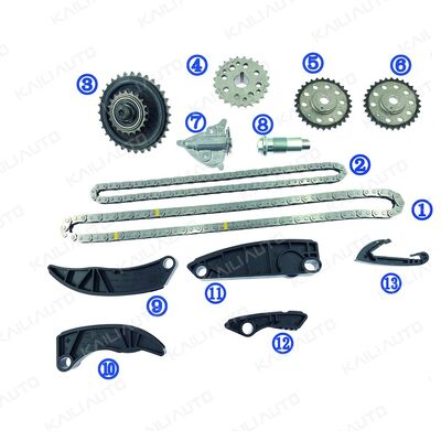 Plastico PA66 / PA46 Kit di catena di tempo per Discovery Sport AJ21D4 2.0T Diesel 15-
