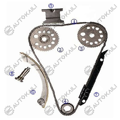 Kit di catena di cronometraggio per X-TYPE R4-X404 Diesel FMBA FMBB 2.0L 03-09