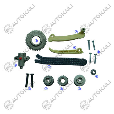 Plastico PA66 / PA46 Kit di catena di cronometraggio per 900ii Benzina B204i 2.0L 93-98