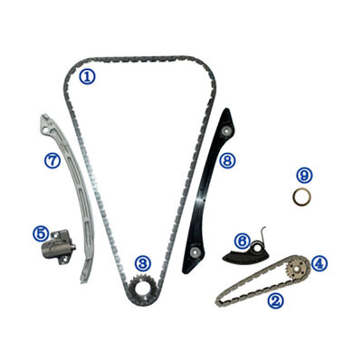 Plastico PA66 / PA46 Kit di catena di cronometraggio per MAZDA 2.0L IVCT TURBO 2012-2015