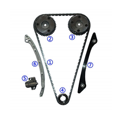 Plastico PA66 / PA46 Kit di catena di cronometraggio per MAZDA 2.0L IVCT TURBO 2012-2015