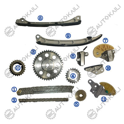 Plastico PA66 / PA46 Kit di catena di cronometraggio per MAZDA CX-5 KF Diesel SHY6 2.2L 17-18