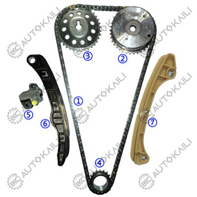 Kit di catena di cronometraggio per MITSUBISHI COLT CZC 230 Z36A CY2A Benzina 4A91 1.5L 10-