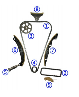 Corredo a catena 10025619 8*136L 10049204 8*52L di sincronizzazione del motore di ROEWE 15S4U 15S4G