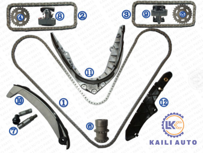 La sostituzione a catena V8 della sincronizzazione di 740IL 528i 540i M5 Z8 X5 BMW INTOSSICA DOHC 4398CC 11311741746