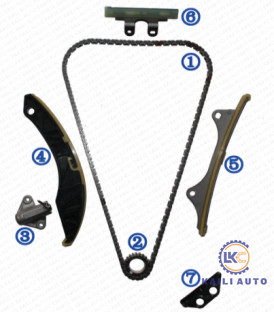 Corredo a catena cronometrante per il grande i20 i20 motore G4LA 1.2L 24321-03010 9*160L del SALONE PICANTO di KIA RIO dell'ELITE di HYUNDAI/KIA i10 i10
