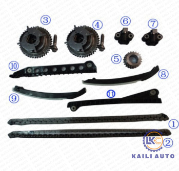 spedizione F6TZ6268AA di Kit For FORD F350 F250 F150 della catena di sincronizzazione di 8*122L XL1Z6L266AA VVT