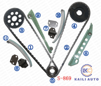 Corredo a catena cronometrante per l'esploratore Crown Victoria F3LY6268A 8*116L F6AZ6L266CA di spedizione di FORD E-150 F-150