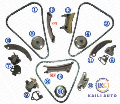 Corredo a catena 12633452 LY7 LFX LLT 114L 12609259 di sincronizzazione del GM Chevrolet Camaro