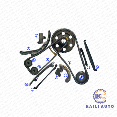Raccolta PickupIII YD25 Nissan Navara D22 che cronometra doppia catena a catena 13028-AD202 2*94L 13070-BN310