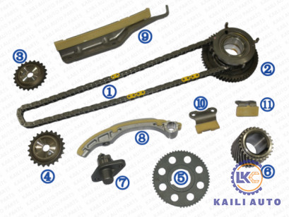 Corredo a catena cronometrante per il motore 4M41NEW 3,2 DI-D4 4WD 10-17 ME192230 110L di MITSUBISHI Pajero IV V80 V90 IV VAN V8_W V9_W