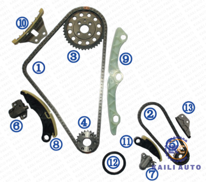 Corredo a catena cronometrante per il cielo attivo 6 del cielo attivo di GH MZR-CD del cielo di MAZDA MAZDA 3 CX-7 2.2L diesel 13-16 R2AA-12-231 112L