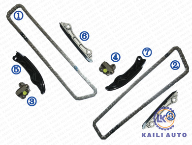 13506-51020 DIESEL DIESEL di TOYOTA a catena 1VD-FTV 4.5L TURBO del corredo di sincronizzazione del motore 13506-51020 90L