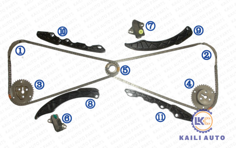 Corredo a catena cronometrante per l'eredità 13143-AA110 130L 13142-AA090 di entroterra di Impreza XV Crosstrek del silvicoltore di SUBARU