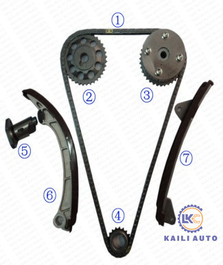 Motore T22 ZZT23 E12U 1.8L 13506-22030 130L di Kit With VVT della catena di sincronizzazione di Toyota Celica Corolla